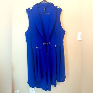 A’JUMMA Sleeveless long jacket